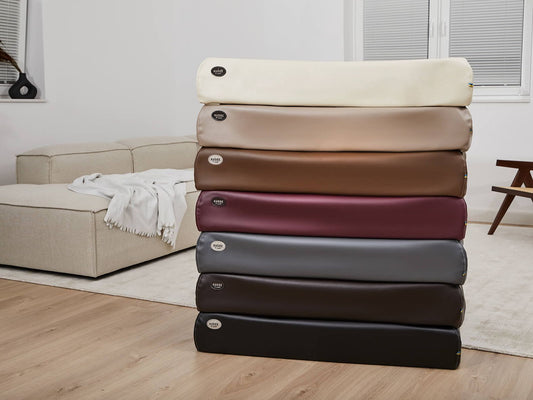 Betræk til KUDDE i imiteret læder