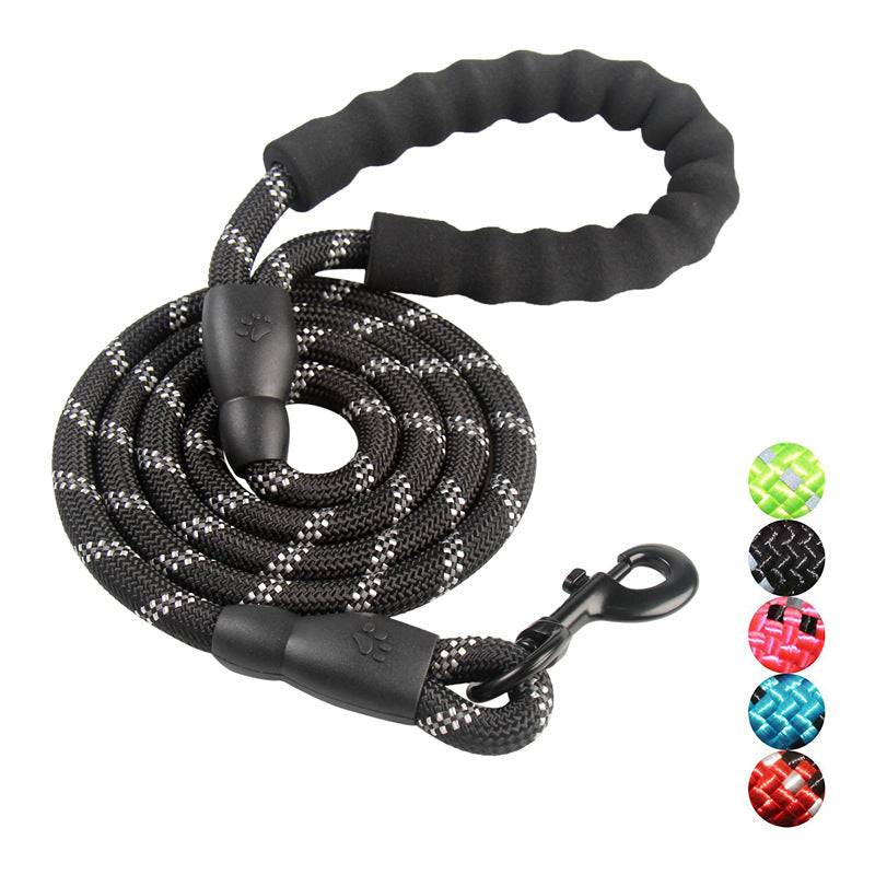 Nylon Hundeleine mit weichem Griff 150cm Länge