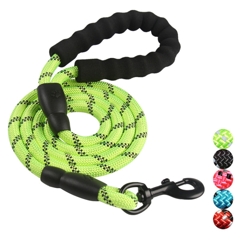 Nylon Hundeleine mit weichem Griff 150cm Länge