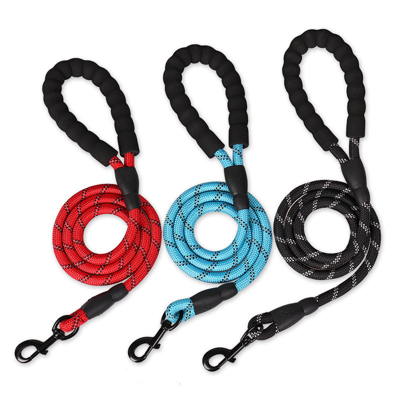 Nylon Hundeleine mit weichem Griff 150cm Länge