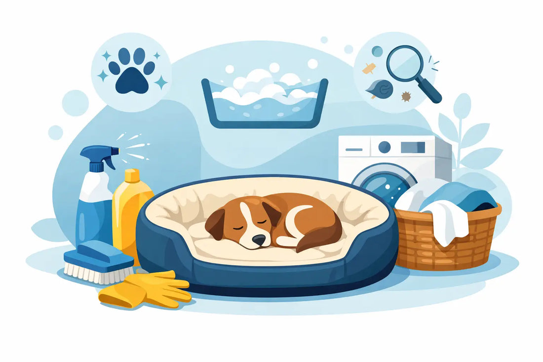 Wie Sie ein Hundebett richtig reinigen sollten