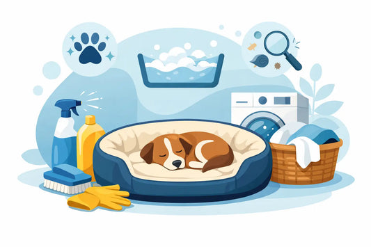 Wie Sie ein Hundebett richtig reinigen sollten