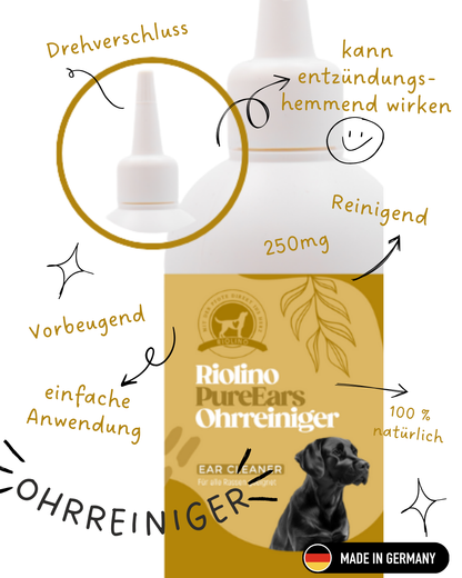 Riolino PureEars - skånsom rensning af følsomme ører