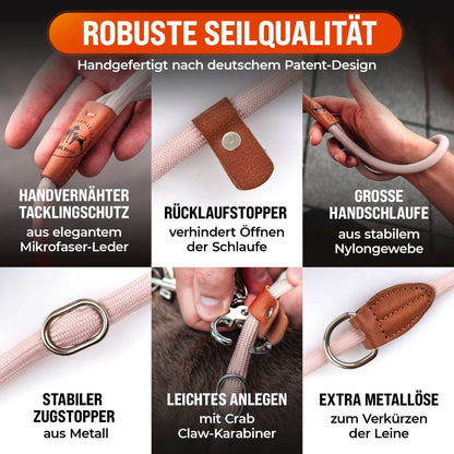 LeichtLaufLeine® kort snor og træningsline til bedre lineføring 