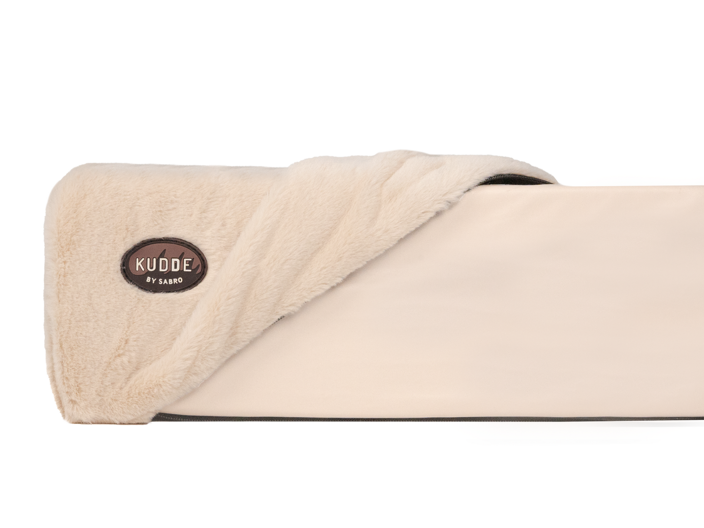 KUDDE nuttet hundeseng i pels (vegansk)