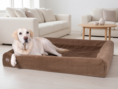 KUDDE nuttet hundeseng i pels (vegansk)