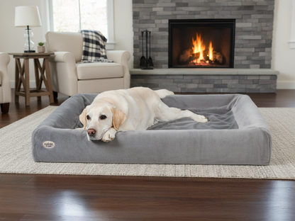 KUDDE nuttet hundeseng i pels (vegansk)