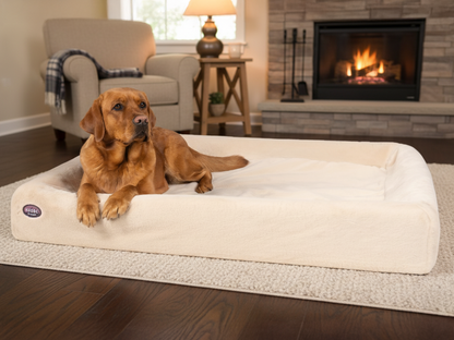 KUDDE nuttet hundeseng i pels (vegansk)