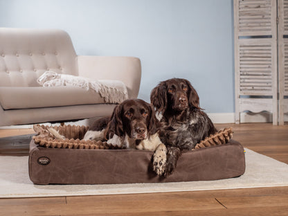 Hundeseng KUDDE vegansk ruskind 