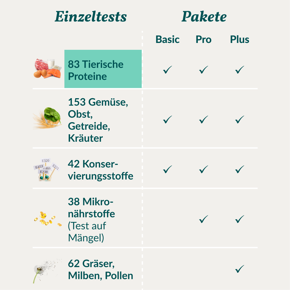 Allergitest - Dyreproteiner Hund 