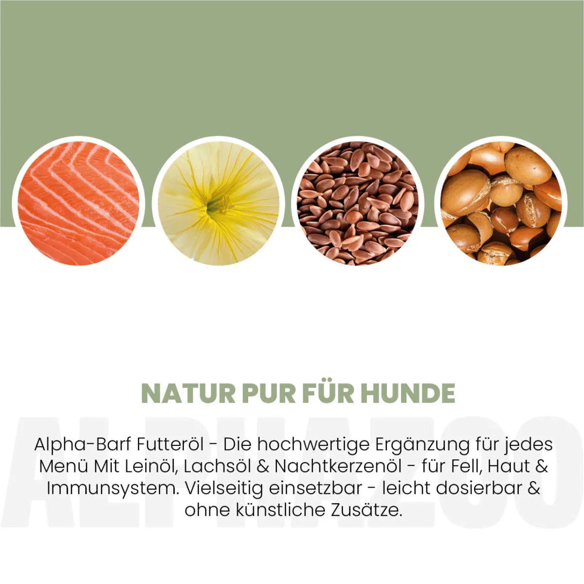 Alpha-Barf Foderolie til Hunde
