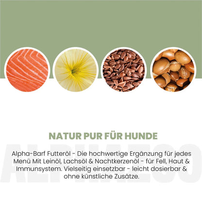 Alpha-Barf foderolie til hunde