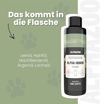 Alpha-Immun Foderolie til hunde