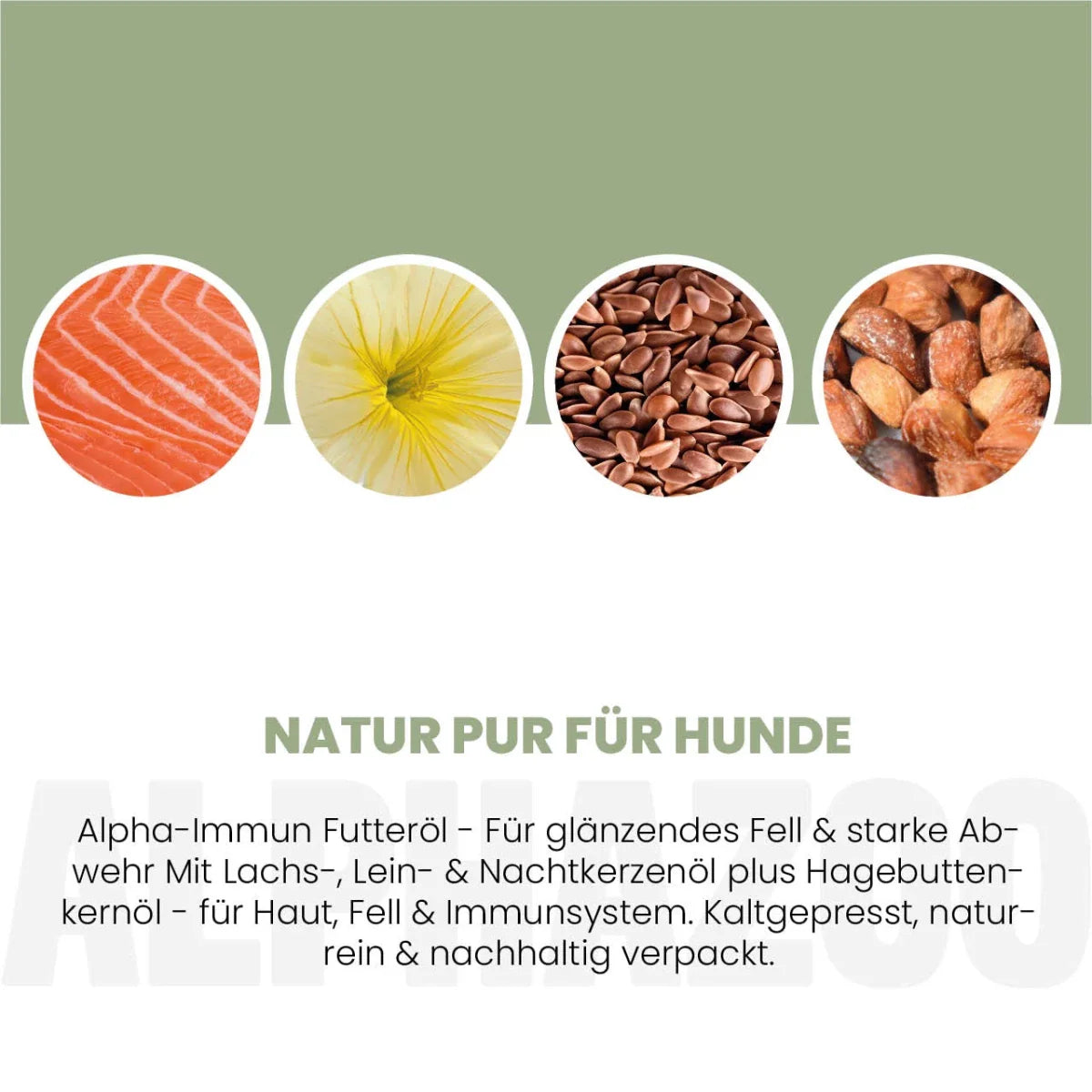 Alpha-Immun Foderolie til hunde