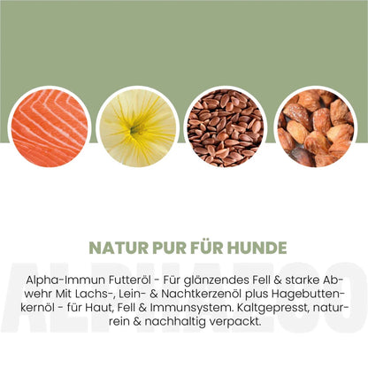 Alpha-Immun Foderolie til hunde