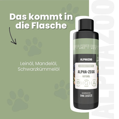 Alpha-Zegg Foderolie til hunde