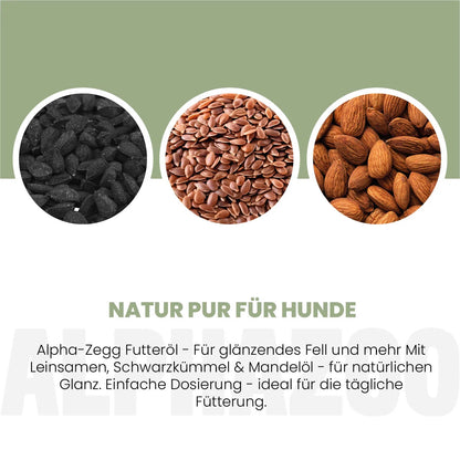 Alpha-Zegg Foderolie til hunde