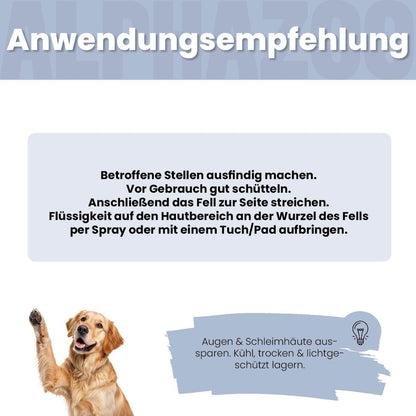 Brandløscher Anti-kløe Spray til hunde