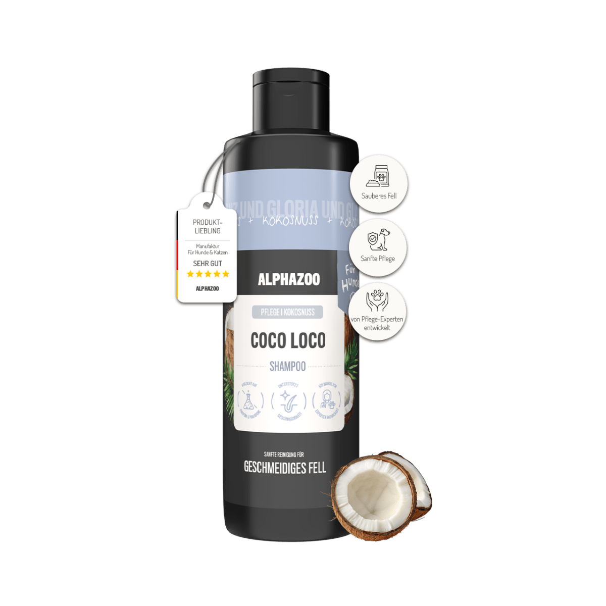 Coco Loco shampoo til hunde