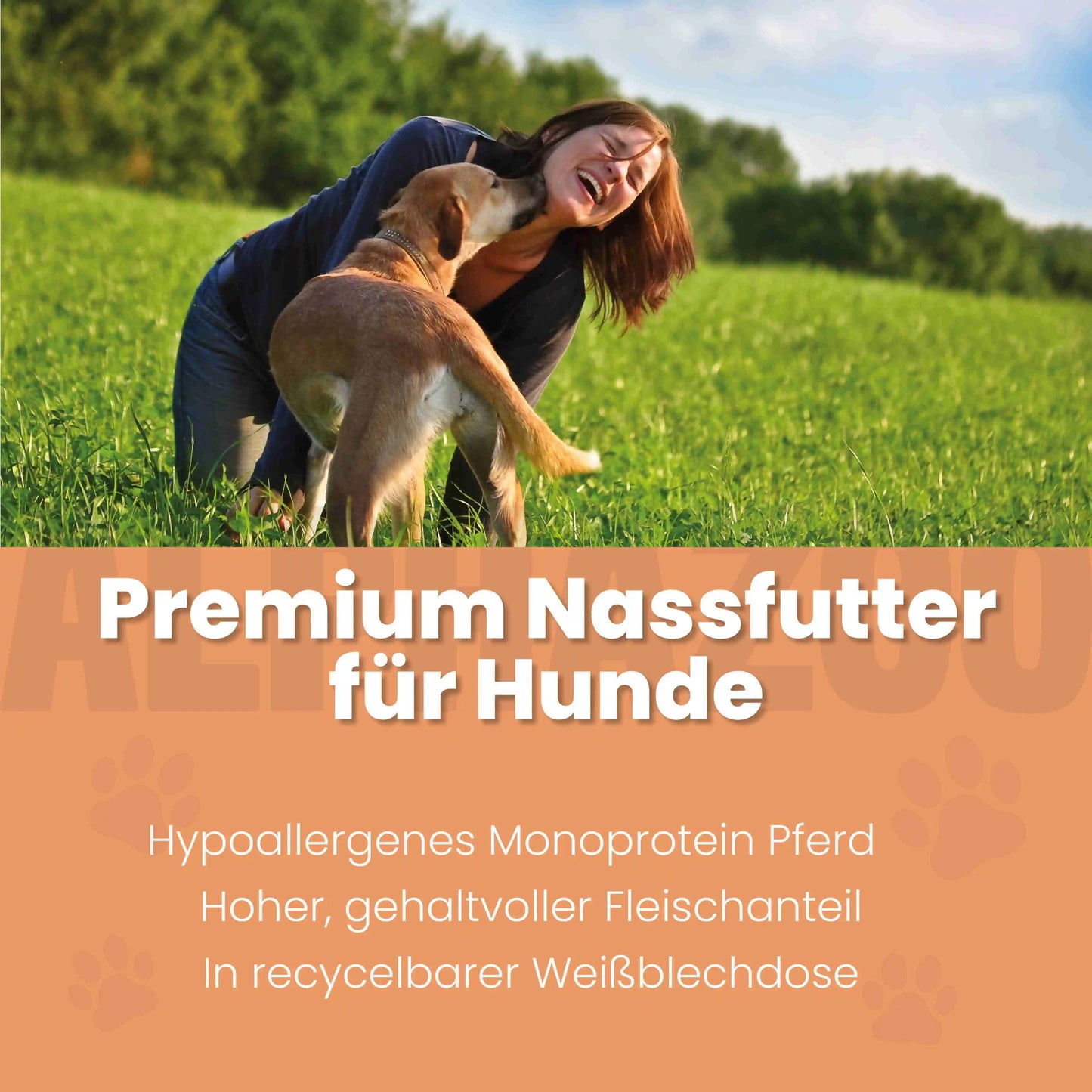 Monoprotein hest vådfoder til hunde