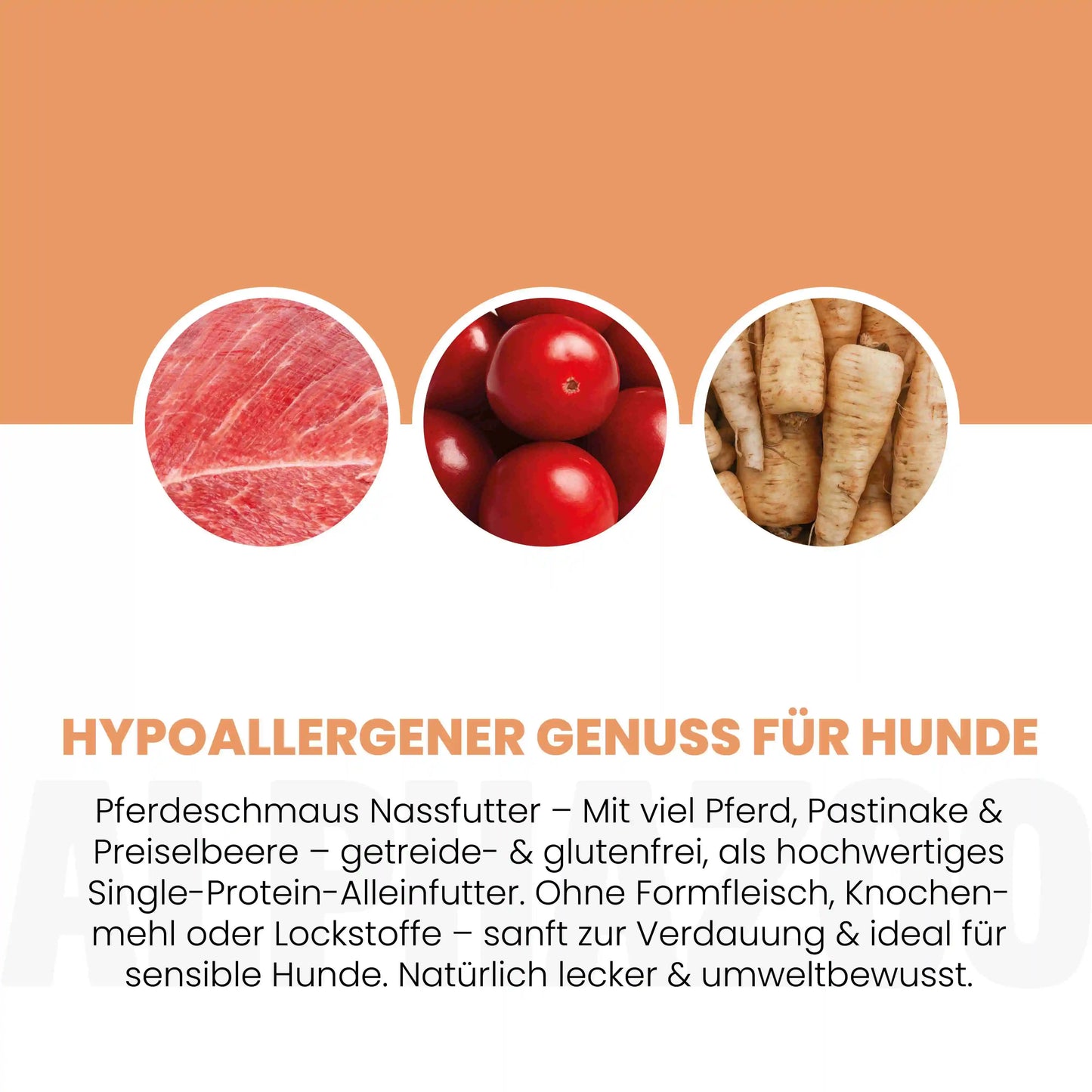 Monoprotein hest vådfoder til hunde