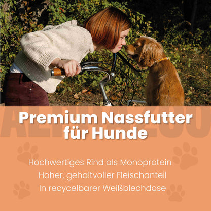 Monoprotein okse vådfoder til hunde