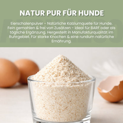 Æggeskallepulver til hunde