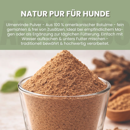 Elmebarkspulver til hunde