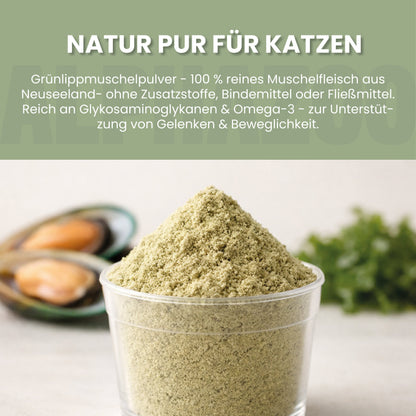 Grønlæbet muslingepulver til katte