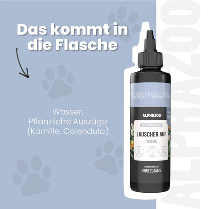 Lauscher-Auf ørerens til hunde