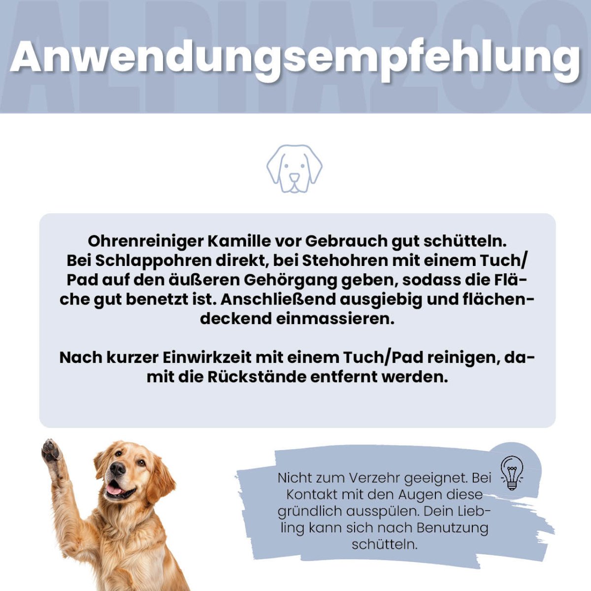 Lauscher-Auf ørerens til hunde