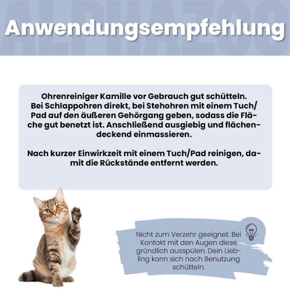 Lauscher-Auf ørerens til katte