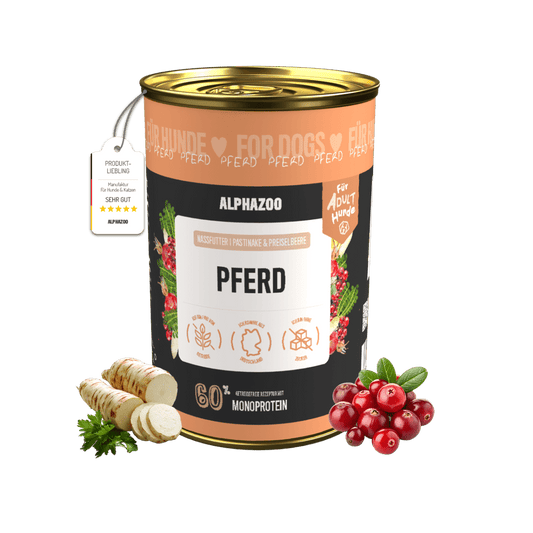 Monoprotein hest vådfoder til hunde
