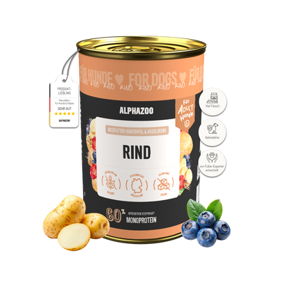 Monoprotein okse vådfoder til hunde