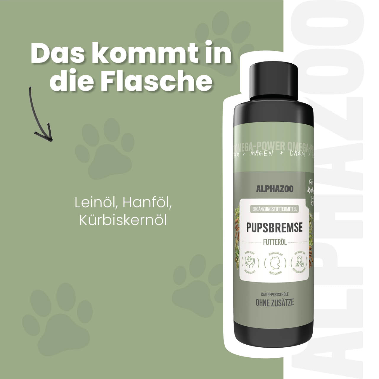 Pupsbremse Foderolie til katte