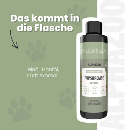 Pupsbremse Foderolie til katte