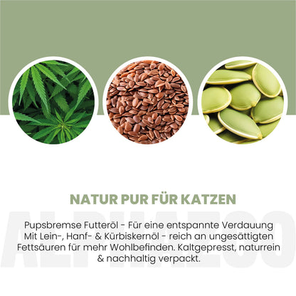 Pupsbremse Foderolie til katte