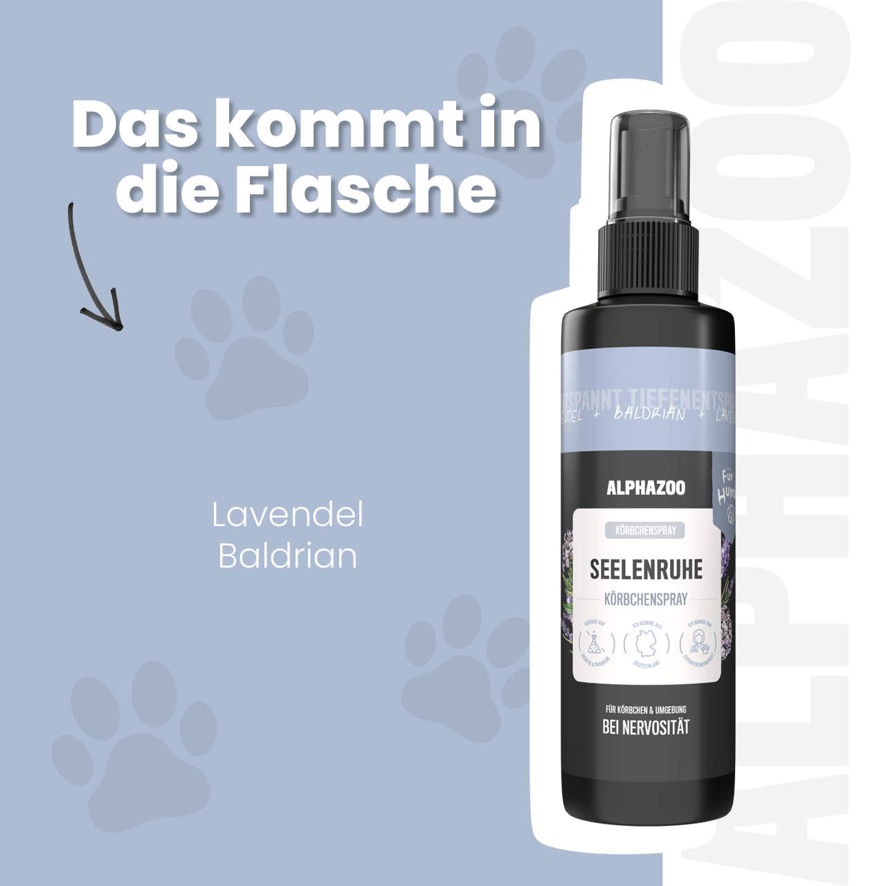 Seelenruhe kurvespray til hunde