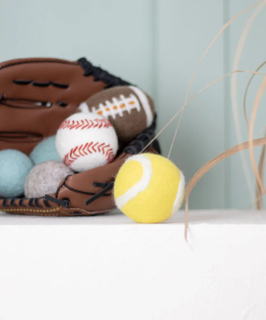 BUDDY. Hundelegetøj af fåreuld "Tennisbold" 